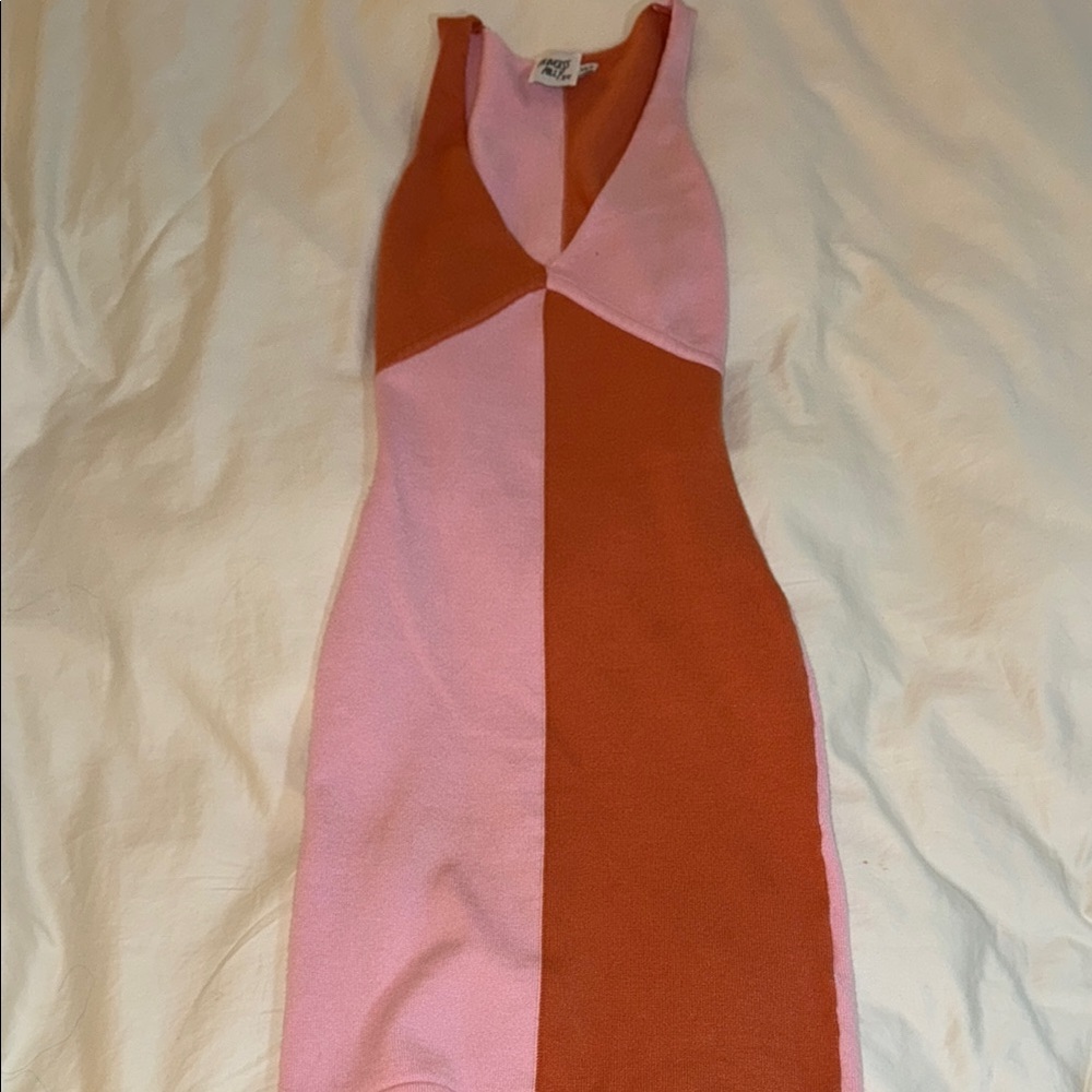 Princess Polly  Pink and Orange Dress
